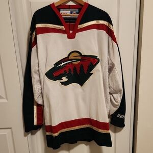 CCM NHL Wild Hockey Jersey